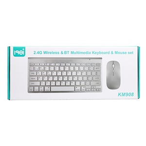 Fabrika fiyat 2.4g BT kablosuz klavye ve fare seti masaüstü ev bilgisayar dizüstü ofis profesyonel klavye ve mouse combos - Product Image 6