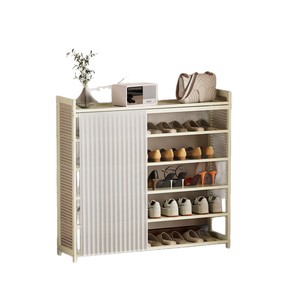 <b>Shoe</b> <b>rack</b> for home use, multi-layer dustproof, <b>large</b>-capacity indoor storage, suitable for dormitories and rental apartments. - Product Image 5