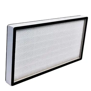 YANING Factory Direct Wholesale Price H13 H14 Aluminum Frame Fiberglass Mini Pleat Hepa Filter for Lab