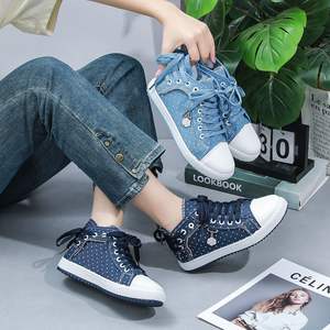 <span class=keywords><strong>Chaussures</strong></span> montantes pour femme 2026, respirantes, semelles en PU et caoutchouc, motif coréen, design intemporel, toutes saisons, style <span class=keywords><strong>Snickers</strong></span> pour <span class=keywords><strong>femmes</strong></span> - Product Image 1