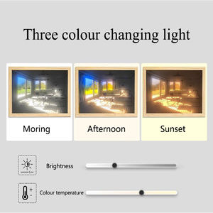 2023 mới đến ánh sáng sáng tạo USB bảng Sơn đèn LED ánh sáng ban đêm Dimmable ảnh Đèn cho trang trí nội thất, trẻ em Quà tặng - Product Image 4