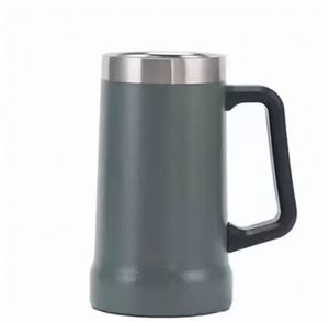 24 Oz Stainless Steel Insulated <b>Cup</b> Large Capacity No Sweat Design Keep <b>Cold</b> All Day Travel Beer Lover Gift ASM33 - Product Image 2
