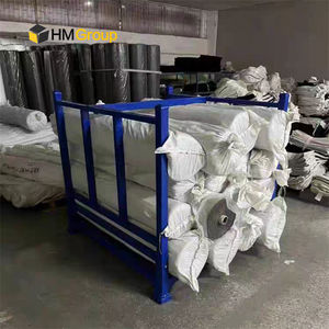 Palet de Almacenamiento de Rollos Textiles para Manejo de Materiales, Palet de Acero Metálico Soldado Duradero con Recubrimiento en Polvo, Palet de Almacenamiento de Tela Apilable - Product Image 5