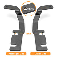 Support de montage de Pod de lumière LED de fossé de capot Compatible avec Ford Ranger 2019-2022 2 pièces