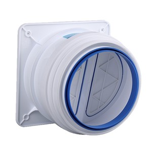 Clapet anti-retour Zhianxin pour conduits d'extraction de cuisine 13 cm, valve unidirectionnelle anti-fumée, pièces de hotte aspirante - Product Image 1