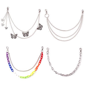 Chaîne de taille papillon en alliage de zinc, chaîne de corps multicouche unisexe, accessoire de mode pour usage quotidien - Product Image 1