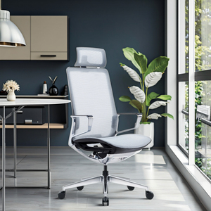 <span class=keywords><strong>Chaise</strong></span> de bureau ergonomique pivotante à dossier haut <span class=keywords><strong>Chaise</strong></span> de bureau en maille moderne Accoudoir réglable 4D Support lombaire Tissu durable extensible - Product Image 6