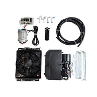 Refroidisseur d'évaporateur AC de stationnement électrique de 12/24 volts Mini climatiseur de voiture avec réfrigérant R134a