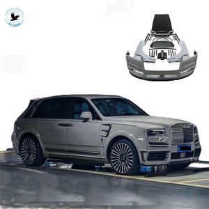 Kit de Carrocería Ancha de Fibra de Carbono Nuevo de Fábrica SKY para <span class=keywords><strong>Rolls</strong></span> <span class=keywords><strong>Royce</strong></span> Cullinan Negro, Ajuste Universal, Incluye Parachoques, Capó y <span class=keywords><strong>Techo</strong></span> - Product Image 1