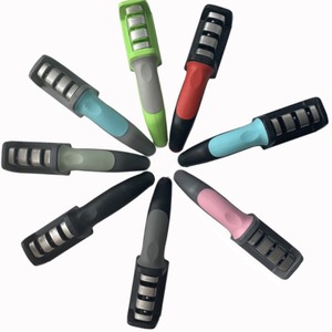 Afilador de <span class=keywords><strong>esmeril</strong></span> con tres ranuras, herramienta eléctrica <span class=keywords><strong>para</strong></span> afilar cuchillos, tijeras, venta al por mayor - Product Image 3