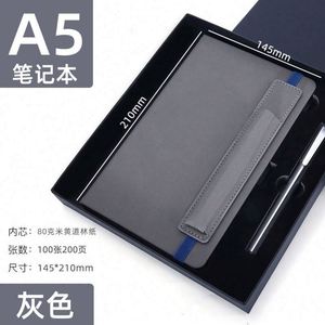 Juego de Regalo Empresarial de Cuaderno A5 de Tapa Dura de Cuero PU Pastel con Impresión Personalizada al por Mayor y Bolígrafo - Product Image 5