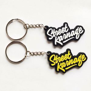 Customizable Soft PVC Keychain with No Minimum Custom Logo Design Personalized <b>Rubber</b> Keyring - Product Image 6