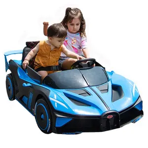 baby ride-on toy cars with music lights remote 2 seats electronic car for kids