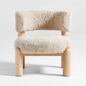 Sassanid OEM norteamericano más popular sala de estar reconfortante asiento <span class=keywords><strong>Harper</strong></span> Shearling Accent silla - Product Image 2