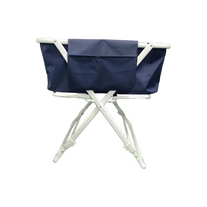 Foldable Pet Bath Tub Navy Blue Gray Metal <b>Frame</b> Adjustable Indoor Outdoor Dog Cat Bathtub - Product Image 1