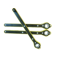 Ciseaux à bordure en acier de qualité industrielle, clé à cliquet, douille hexagonale, poignée ergonomique, métrique, universelle