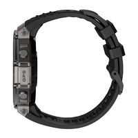 2025 resistente al agua 5ATM hombres GPS deporte reloj inteligente DM58, GPS posicionamiento AMOLED pantalla barómetro altitud brújula para hombres Smartwatch