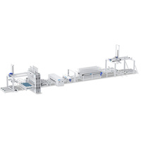 Ligne de production de presse à chaud à cycle court entièrement automatique pour la production de papier mélaminé MDF