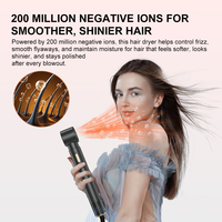Vente en Gros 8 en 1 Professionnel Sèche Cheveux Styler Lisseur Bigoudi Air Chaud