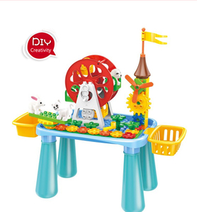 Multifunctional Creative DIY Assemble Slide Balls Rolling Track Toy Marble Run Toy <strong>Building</strong> <strong>Blocks</strong> <strong>Table</strong> Toy Set for Kids - Product Image 3