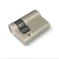 Cylindre de serrure de porte de sécurité de haute qualité, fabriqué en laiton par une usine OEM, norme européenne 40 mm, avec entraxe de 60 mm et 3 clés