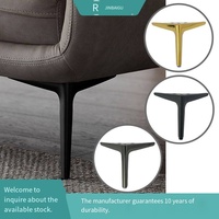 Drei-Zinken-Metalls ofa Füße lange Seite halbkreis förmiges Design Eisen Nachttisch TV-Schrank Couch tisch Hardware Küche