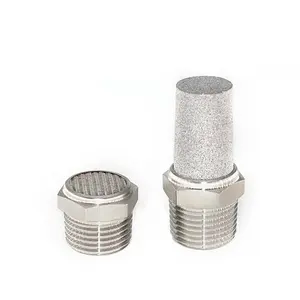 Pneumatic Silencer Ss304 Flat Head/adjustable/pagoda/throttling Copper Stainless Steel Muffler Sound Filter Thread Connector