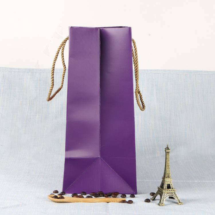 Factory wholesale top quality custom logo gift paper shopping bag with handle