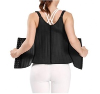 25 Neoprene Body Shaper avec baleines, contrôle abdominal, style débardeur, corset de sport, gaine amincissante, vêtement de mise en forme compressif