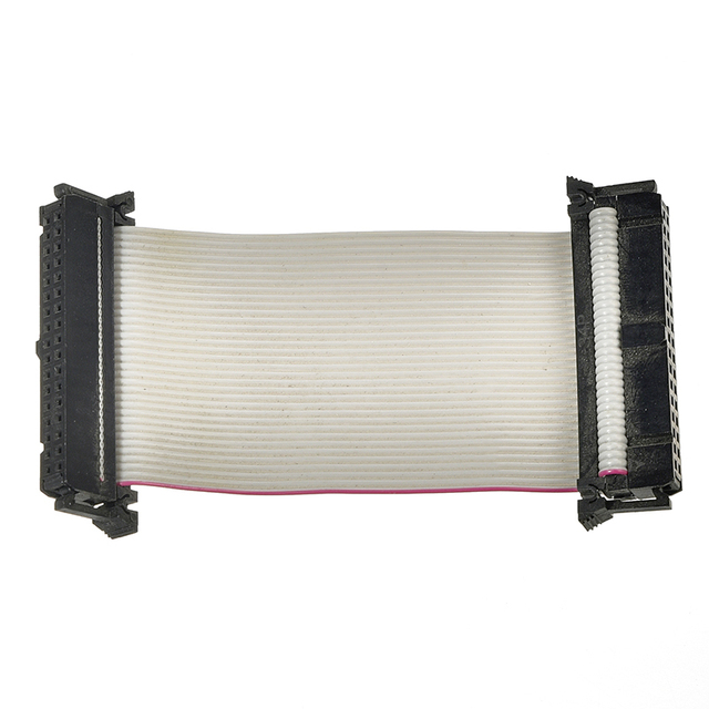 Ribbon Wire Harness 2.54mm Pitch IDC Connector Copper Core Flat Cable 15cm Length Grey PVC Insulated Cable Assembly