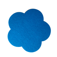 Objets décoratifs personnalisés de découpe laser coeur en feutre de polyester de conception moderne pour des occasions d'anniversaire