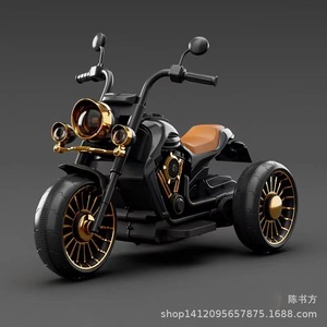 Electric Motorcycle For Children 3-6 Years Old Dual Drive Rechargeable Toy Tricycle For Boys And Girls - Product Image 3