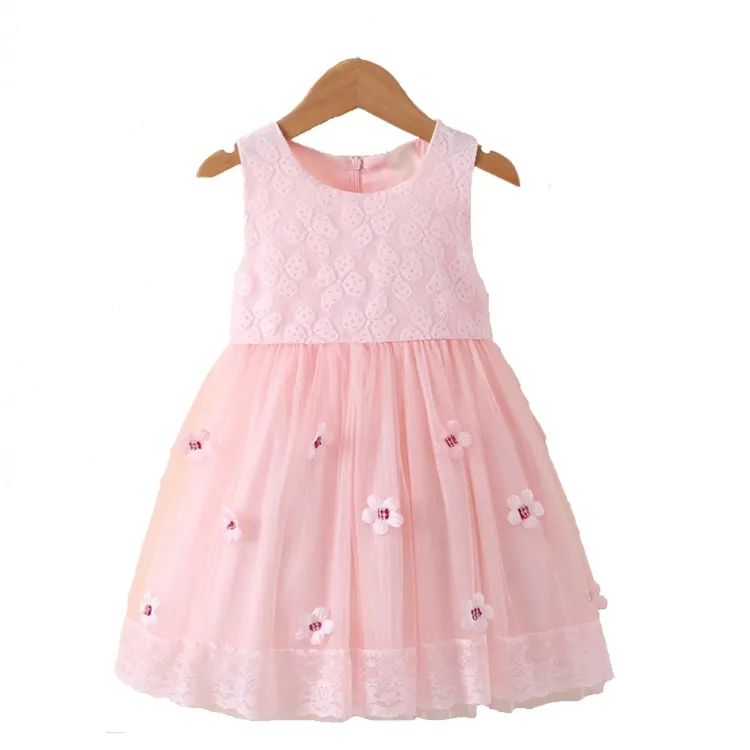 Baru Pakaian Musim Panas Anak Cherry Yang Indah Gaun Kasual Bayi Gadis Gaun untuk 3-8 Tahun