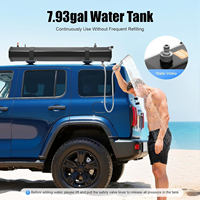 CYEN-Tragbare Solardusche, Autodach-Montierter Großer Wassertank, Langlebige Dusche für Camping, Wohnmobil und Strand