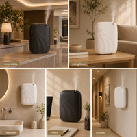 Diffuseur d'arômes professionnel sans eau de 400 ml, pour bureau ou fixation murale, avec contrôle Bluetooth, idéal pour les magasins de détail