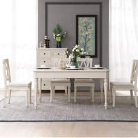 Boconcept — meuble de Restaurant et salle à manger en bois de chêne blanc crème, 6 places