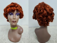 Letsfly Perruques de Cheveux Humains Bouclés Rose Pas Cher avec Bang 100% Cheveux Naturels en Gros Perruque Afro 3 PCS/lot Expédition Rapide