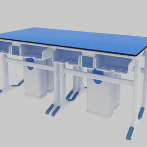 โต๊ะนักเรียนอลูมิเนียมอัลลอยด์สำหรับนักเรียนโต๊ะสาธิตเฟอร์นิเจอร์ห้องแล็ปร่วมสมัยโต๊ะสาธิต4 - Product Image 3