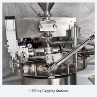 Machine de remplissage et de bouchage automatique à tête unique HYRFC-100CG, haute précision, pour boissons, détergent, jus