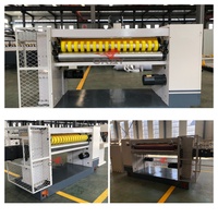 Kassetten-Typ Einseitige Wellpappenmaschine 1200mm für Flachwellpappe, geeignet für bedruckte Kartons für die Kühlkette von Tiefkühlmeeresfrüchten