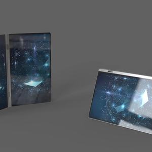 Monitor dual portátil de 15,6 pulgadas IPS plegable Triple Monitor con interfaz tipo C para negocios y juegos para computadora portátil - Product Image 3