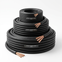 Câble d'alimentation industriel flexible robuste H07RN-F 450/750V, gaine en caoutchouc EPR néoprène, étanche IP67, résistant à l'huile et aux UV, -35°C