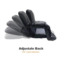 Chaise de blanchiment de siège de stade chauffante Extra large Portable avec accoudoir et dossier coussin épais pour jeux de sport de Camping