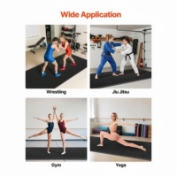Tapis de sol flexible en XPE de 6 pieds x 42 pieds pour la gymnastique et la pratique du tumbling