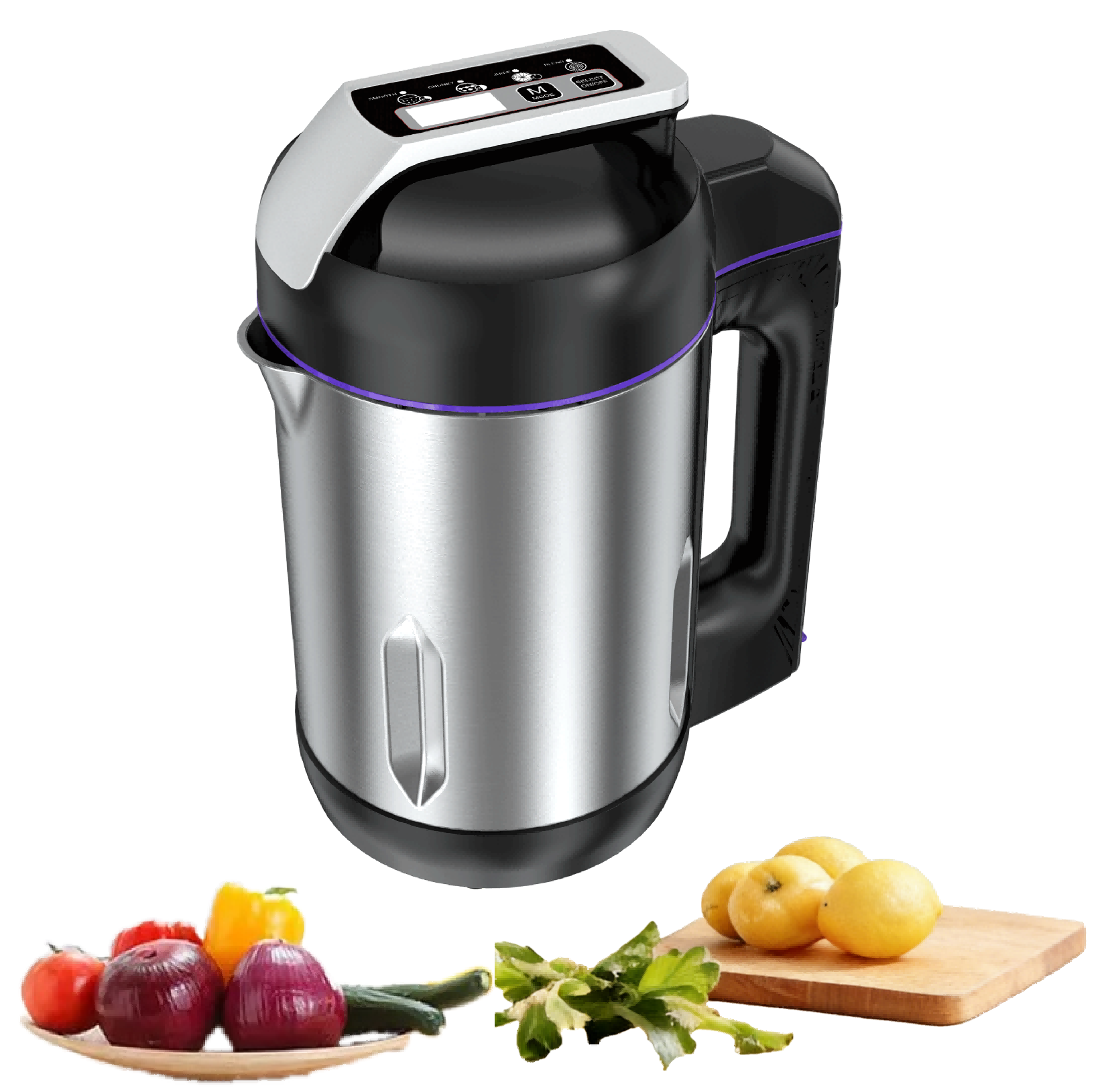 Hot Sale 1.6L Powerful Electric Soup Maker 1000W| Homemade Soup Nutritional Puree Food Processor with Anti-dry Burn Protection