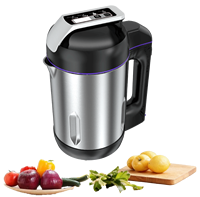 Promo Panas Pembuat Sup Listrik 1.6L Bertenaga 1000W |   Pengolah Makanan Puree Nutrisi Sup Buatan Rumah dengan Proteksi Anti-Panas Kering