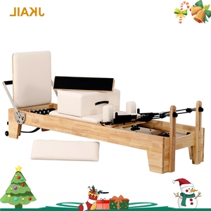 Oferta Especial de Año Nuevo: Set de Reformer de Pilates Profesional, Máquina de Pilates de Madera para Yoga y Fitness, Equipo de Cama y Silla en Venta - Product Image 1