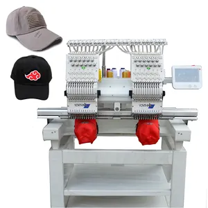 Yonthin Home Use Custom Monogram Double 2 Heads Hat Embroidery Machine Computerized with Software Prices