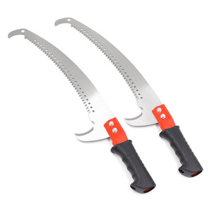 Hiroki Oka Double Hook Saw High Carbon Steel Manual Garden <b>Pruning</b> Saw Rubber Handle Outdoor <b>Tree</b> Cutting <b>Tool</b> - Product Image 3