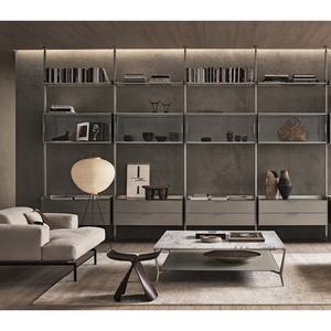 أرفف كتب بإضاءة خلفية للجدار عالية الجودة الأفضل مبيعًا أرفف درج وحدات أرفف باب سفلي - Product Image 1